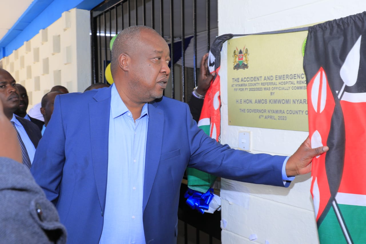 GOVERNOR NYARIBO OPENS EMERGENCY AND ACCIDENT UNIT IN NYAMIRA