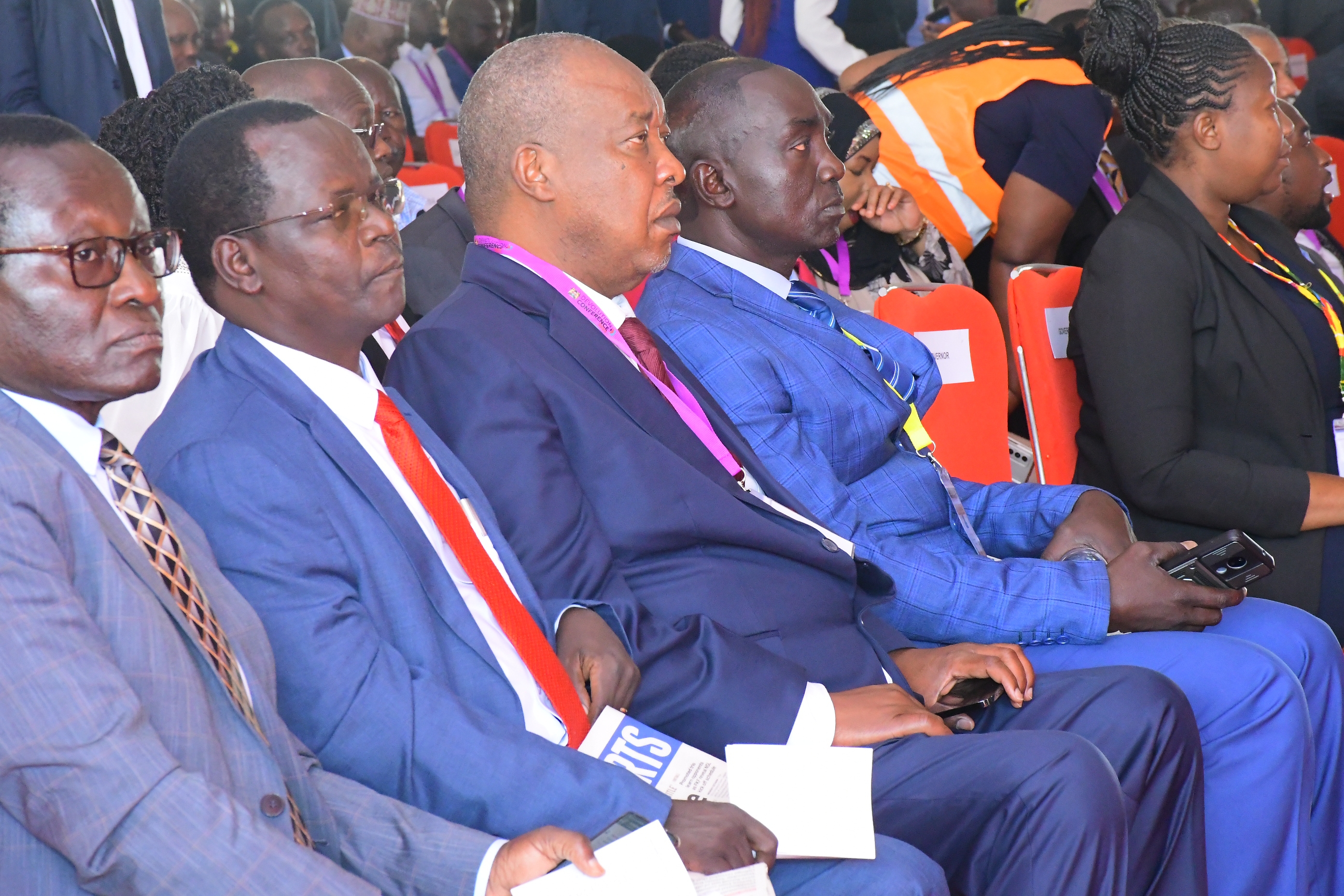 Governor Nyaribo attends the first biennial devolution conference in Eldoret